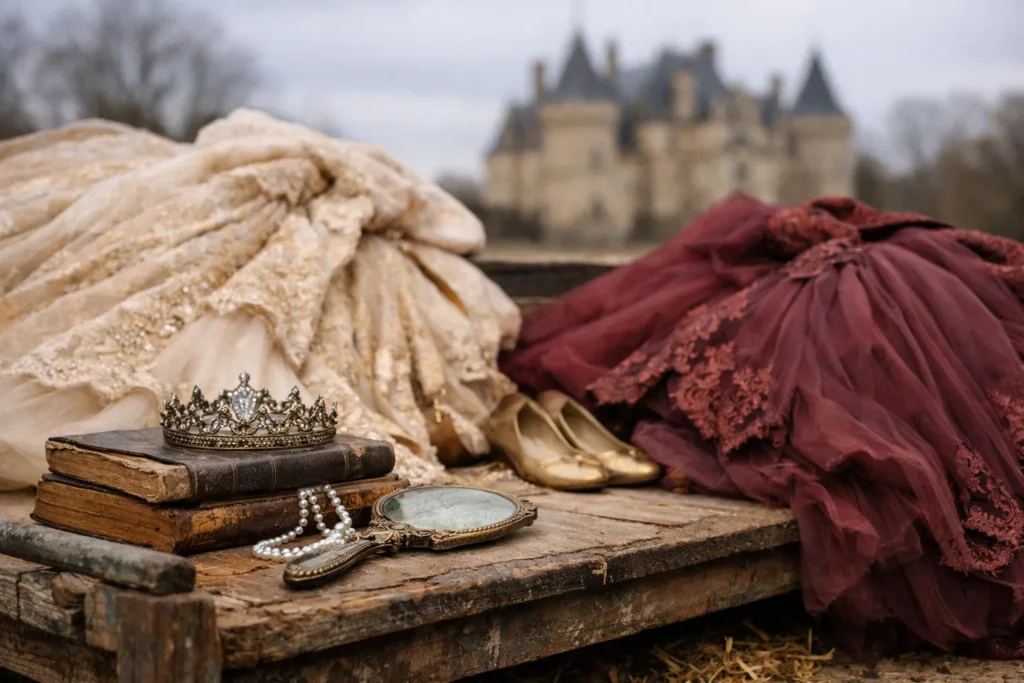 Femmes en robes de princesse : Histoires de pouvoir et d&rsquo;élégance