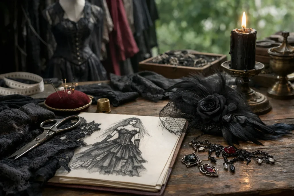L&rsquo;élégance mystérieuse : explorer la mode féminine gothique
