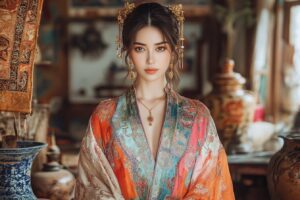 Robe chinoise et accessoires : l’art d’un look parfaitement équilibré
