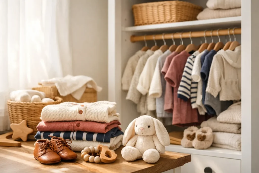 La garde-robe de bébé&nbsp;&nbsp;: les must-have à avoir dans l’armoire