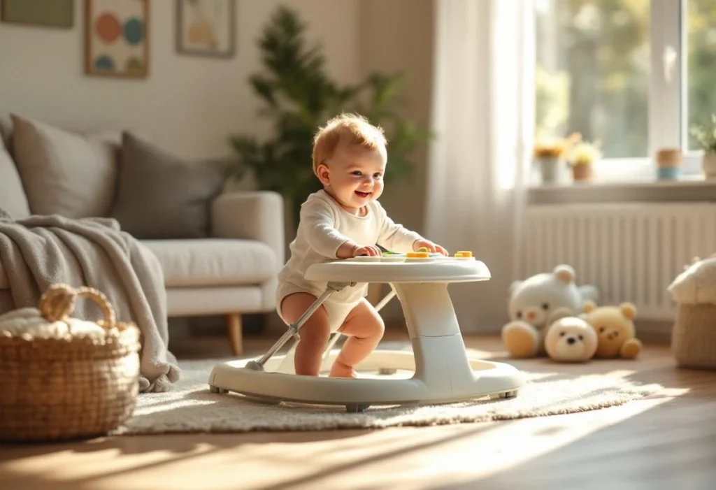 Les astuces pour bien utiliser un trotteur bébé : accompagner son enfant en toute sécurité