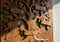Arbre de vie en bois personnalisé avec prénoms : une touche unique pour la famille