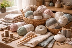 Économiser sur les tissus et laines avec les filatures françaises Moulinet, Bergère et Phildar