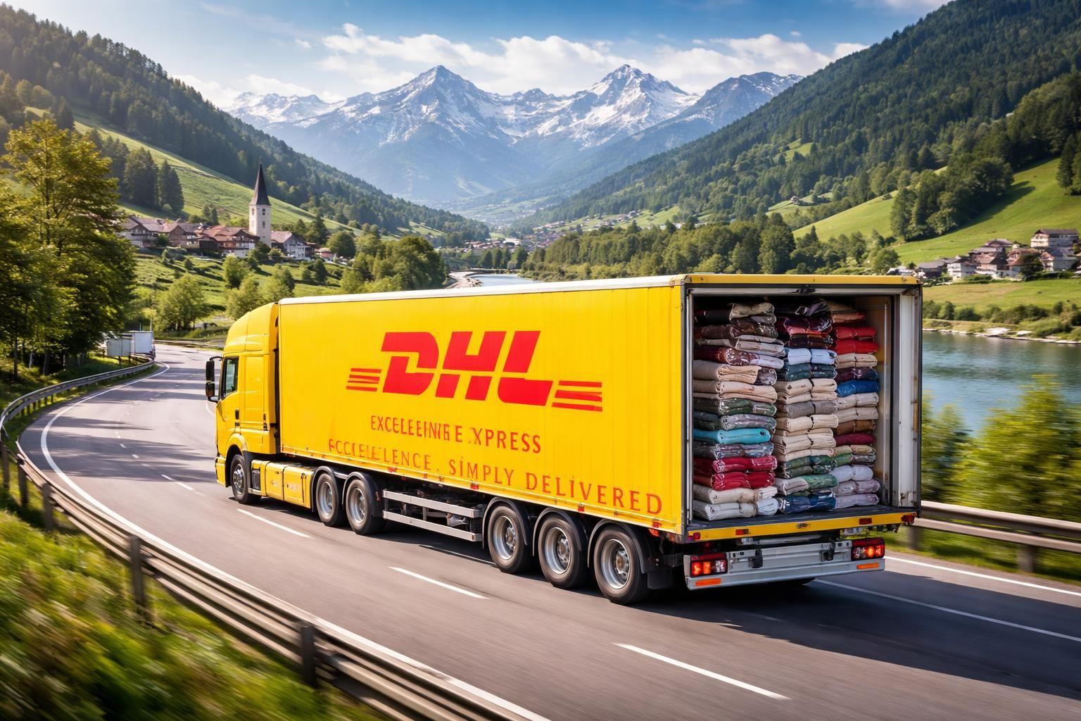 expédiez vos textiles rapidement et en toute sécurité à travers l'europe grâce à dhl express et fedex trade networks, tout en respectant vos délais de livraison.