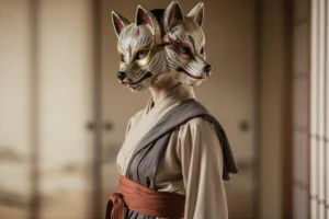 Quand les masques kitsune inspirent les silhouettes avant-gardistes des créateurs