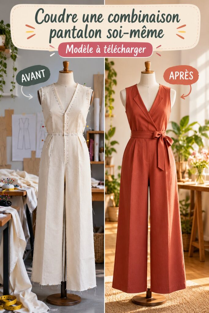Coudre une combinaison pantalon : guide pratique