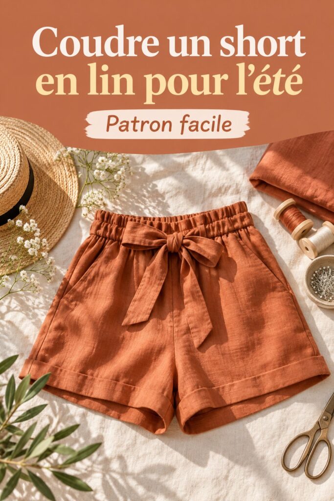 Coudre un short en lin pour l&rsquo;été : un guide pratique